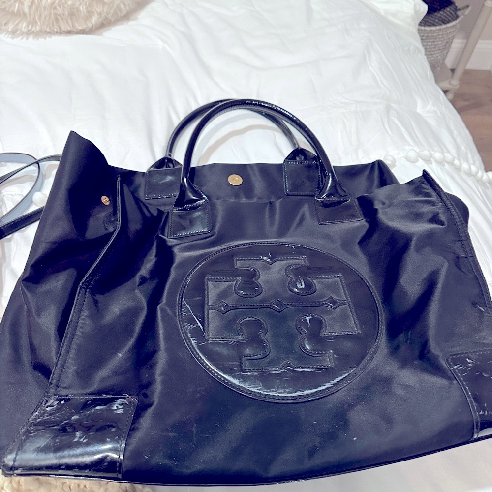 Authentic TORY BURCH Women's Ella Patent Tote